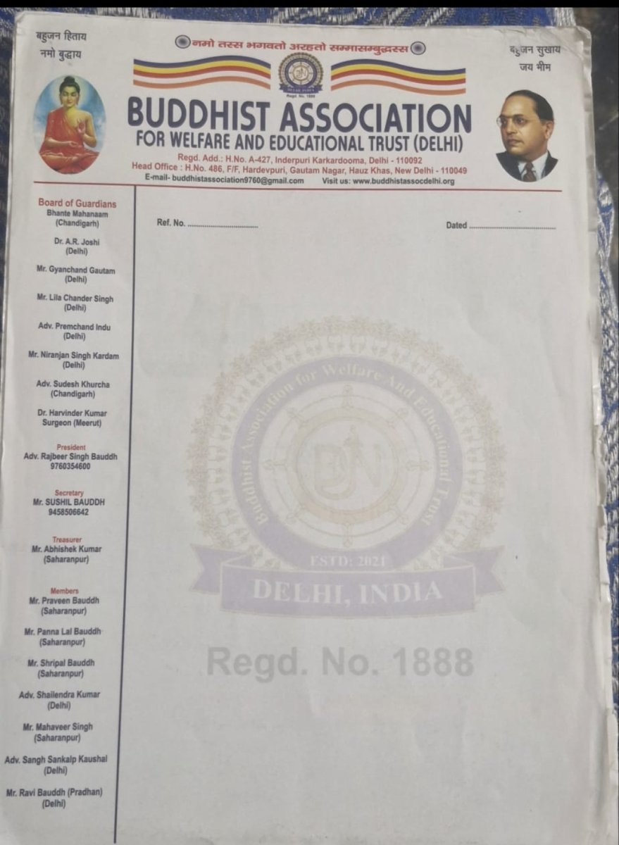 Buddhist Association for welfare and Education Trust delhi